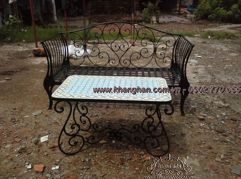 Sofa sắt rèn nghệ thuật Sofa sắt rèn nghệ thuật