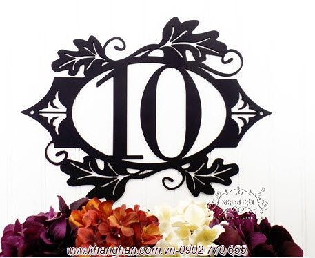 Iron art house number plates KH16-SN008 Iron art house number plates KH16-SN008