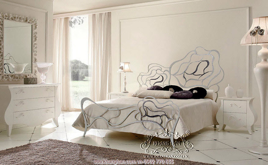 Giường sắt cắt CNC mỹ thuật KH15-GN003 Giường sắt cắt CNC mỹ thuật KH15-GN003