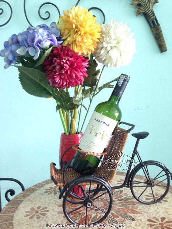 Kệ rượu sắt mỹ thuật KH14-R004 Kệ rượu sắt mỹ thuật KH14-R004