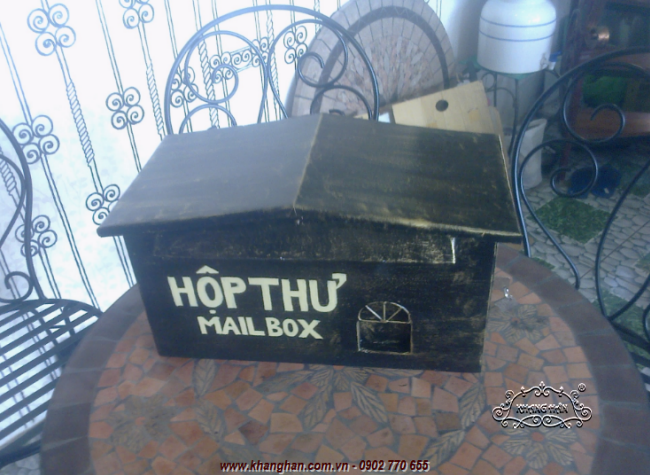 Thùng thư sắt nghệ thuật KH14-TT001 Thùng thư sắt nghệ thuật KH14-TT001