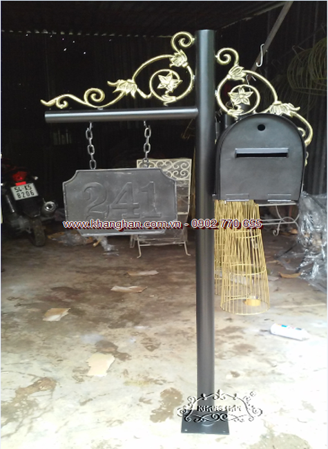 Beautiful art iron mailboxes impressive exterior of your house KH14-TT004 Beautiful art iron mailboxes impressive exterior of your house KH14-TT004