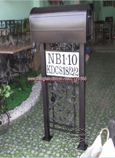 Iron stand letterbox beautiful art, luxury villas KH14-TT008 Iron stand letterbox beautiful art, luxury villas KH14-TT008