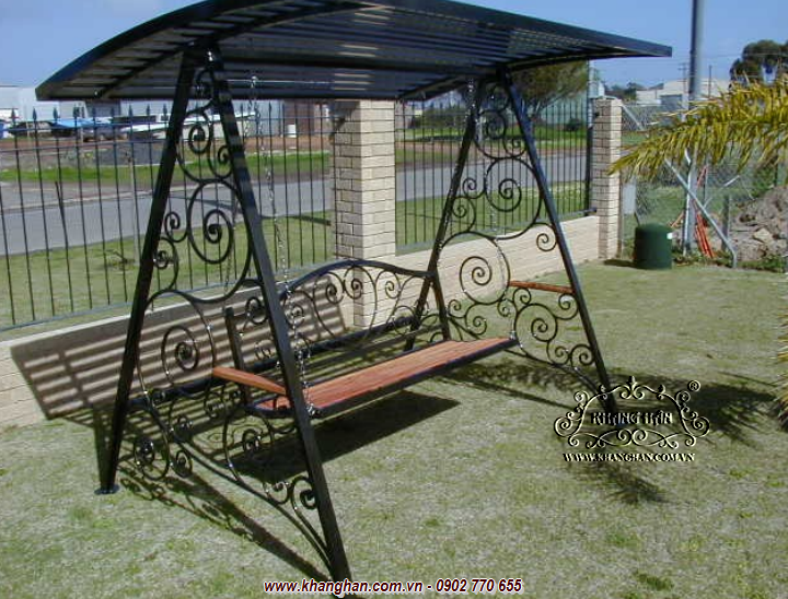 Swings wrought iron garden art for KH15-XD002 Swings wrought iron garden art for KH15-XD002