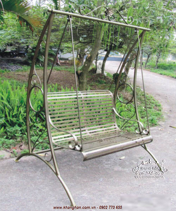 Artistic wrought iron swing suitable for garden KH15-XD005 Artistic wrought iron swing suitable for garden KH15-XD005