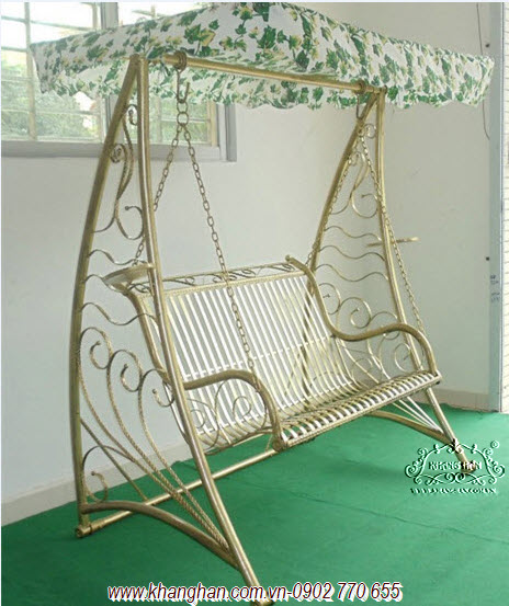 Xích đu sắt mỹ thuật đẹp KH15-XD008 Xích đu sắt mỹ thuật đẹp KH15-XD008