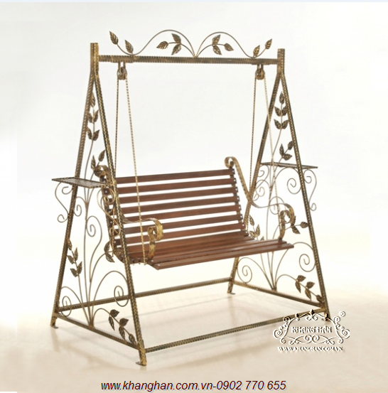Xích đu sắt mỹ thuật đẹp KH15-XD011 Xích đu sắt mỹ thuật đẹp KH15-XD011