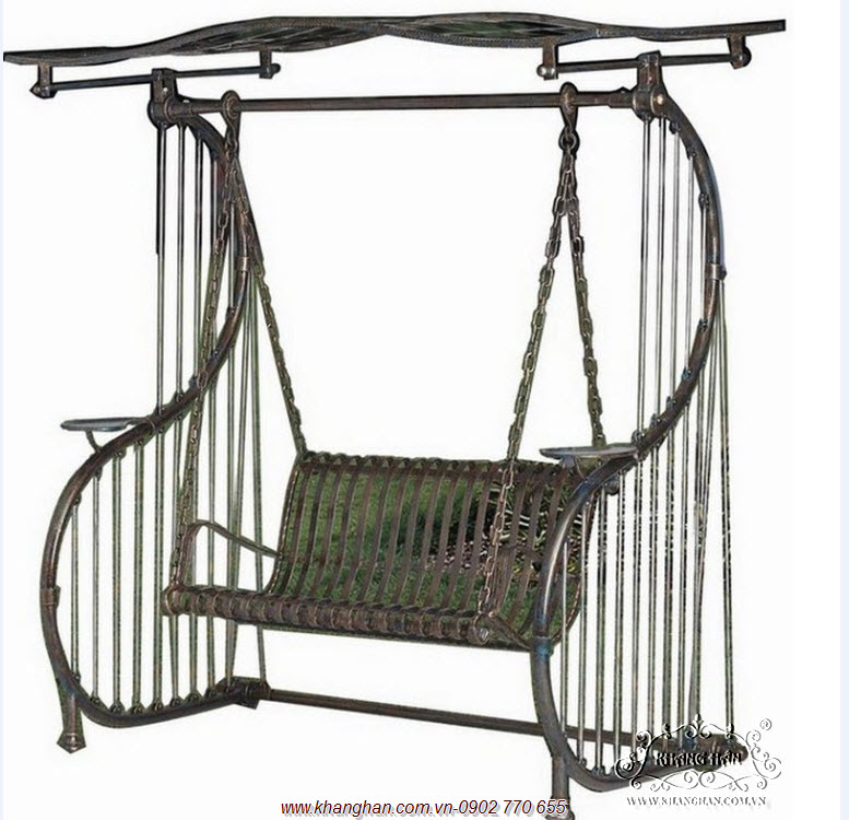 Artistic wrought iron swing KH14-XD004 Artistic wrought iron swing KH14-XD004