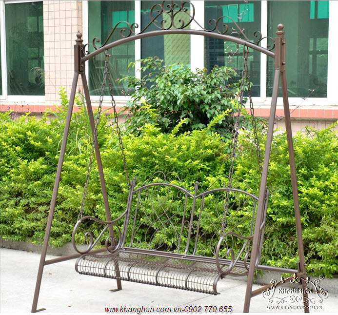 Xích đu sắt mỹ thuật KH14-XD005 Xích đu sắt mỹ thuật KH14-XD005