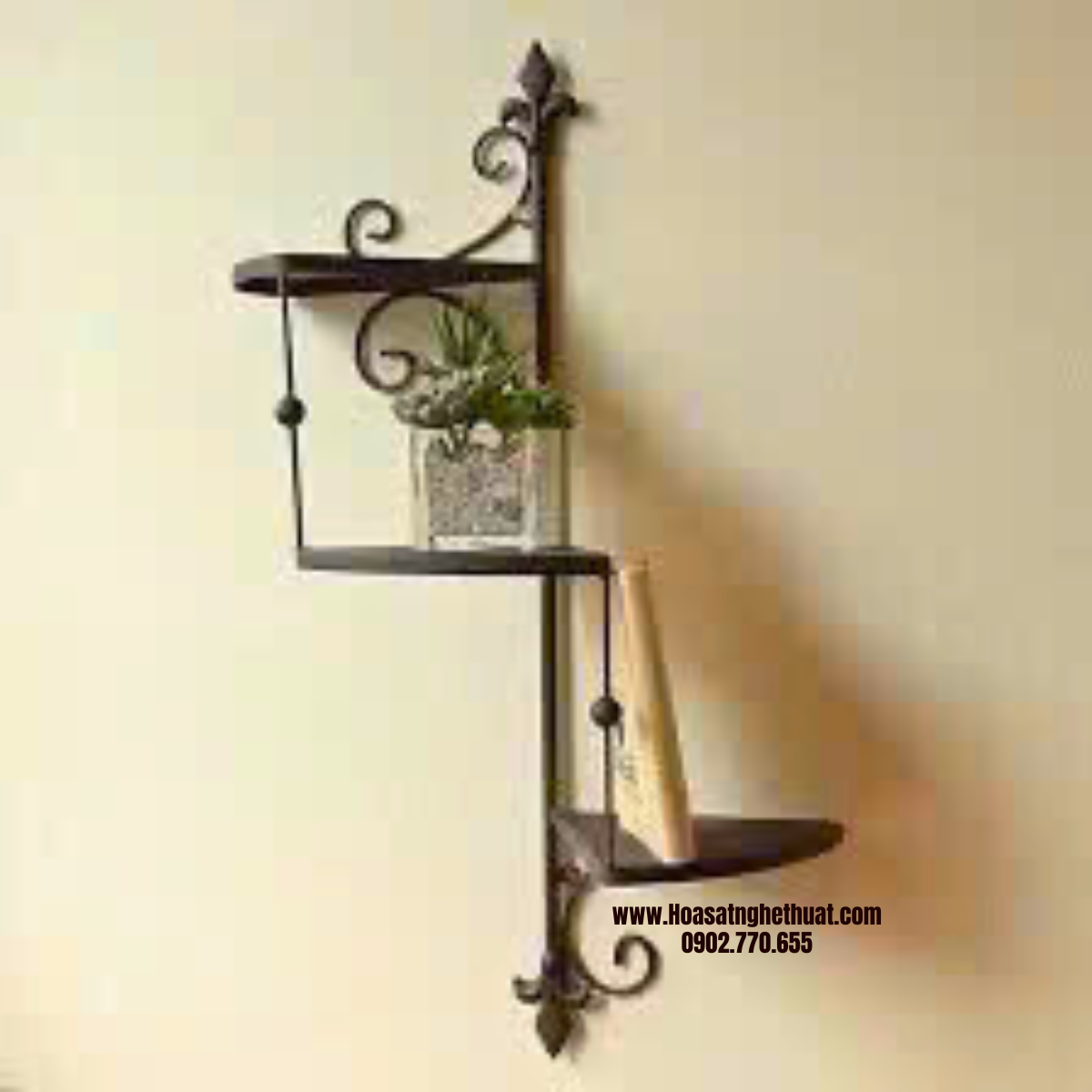 Kệ sắt trang trí mỹ thuật KH15-STT004 Kệ sắt trang trí mỹ thuật KH15-STT004