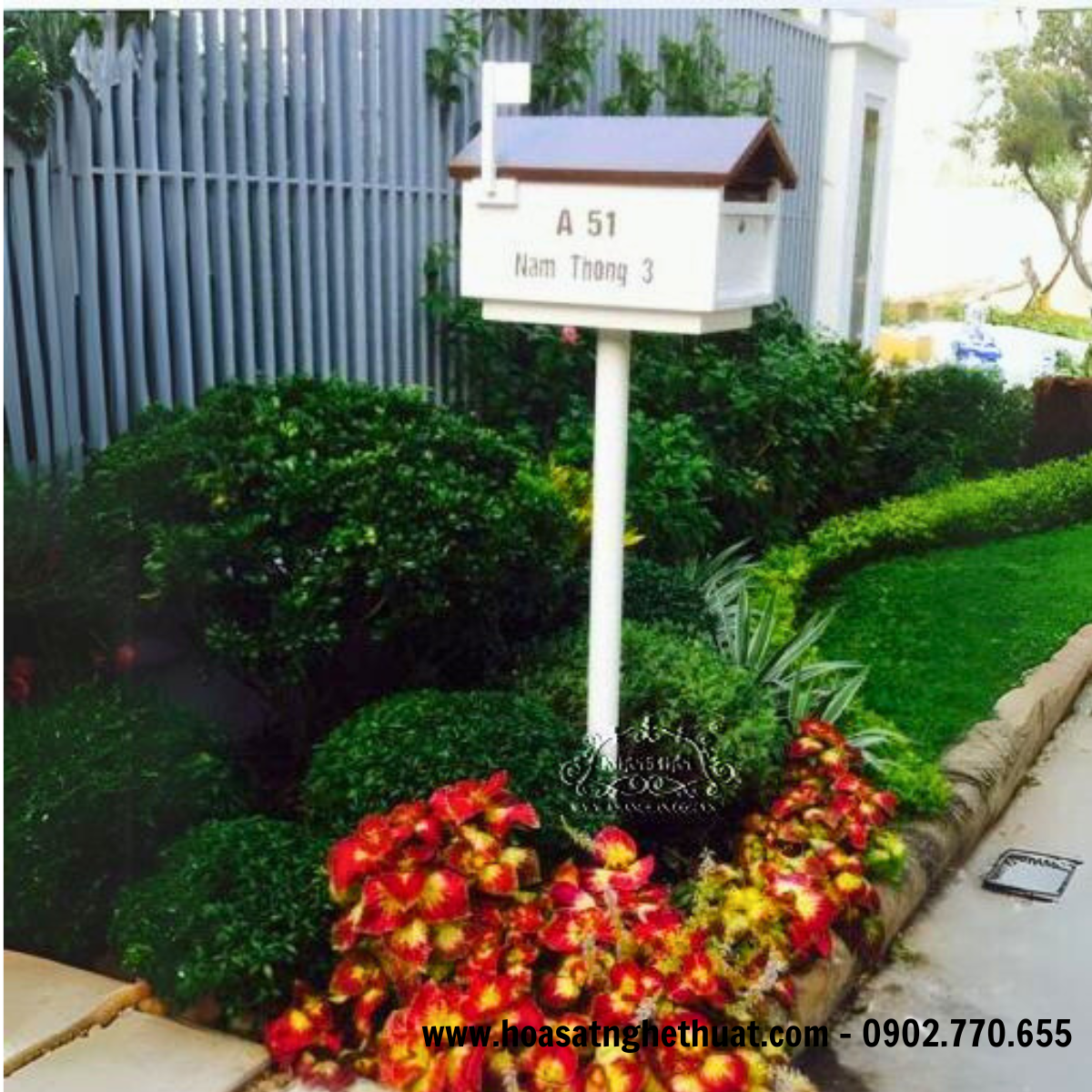 Thùng thư sắt  nghệ thuật đơn giản đầy nét tinh tế KH15-TT001 Thùng thư sắt  nghệ thuật đơn giản đầy nét tinh tế KH15-TT001