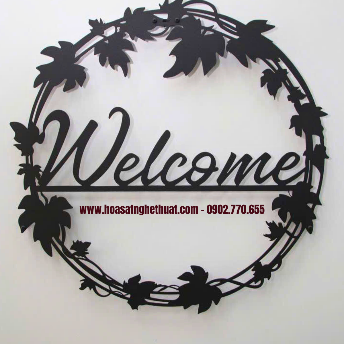 Biển chào welcome bằng sắt KH25-BSN06 Biển chào welcome bằng sắt KH25-BSN06