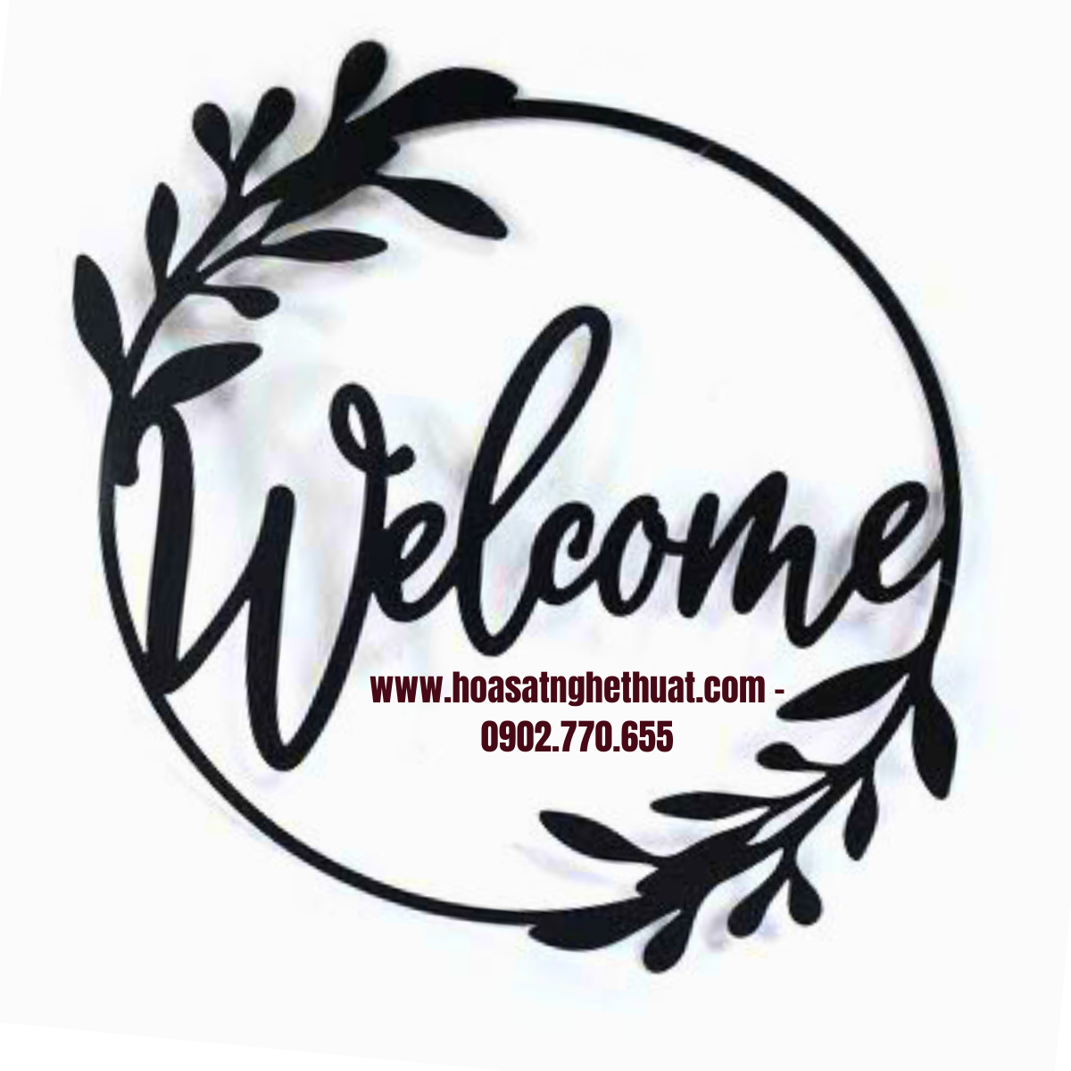 Biển chào welcome bằng sắt KH25-BSN06 Biển chào welcome bằng sắt KH25-BSN06