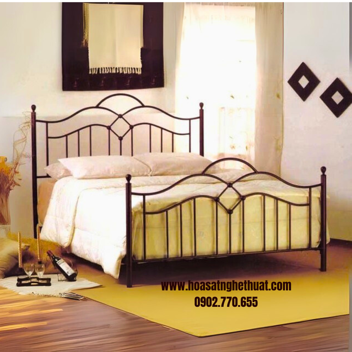 Giường sắt phong cách hiện đại kh25-gn08  Giường sắt phong cách hiện đại kh25-gn08