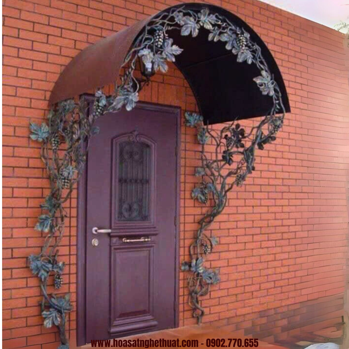 Mái vòm sắt nghệ thuật KH25-MV04 Mái vòm sắt nghệ thuật KH25-MV04