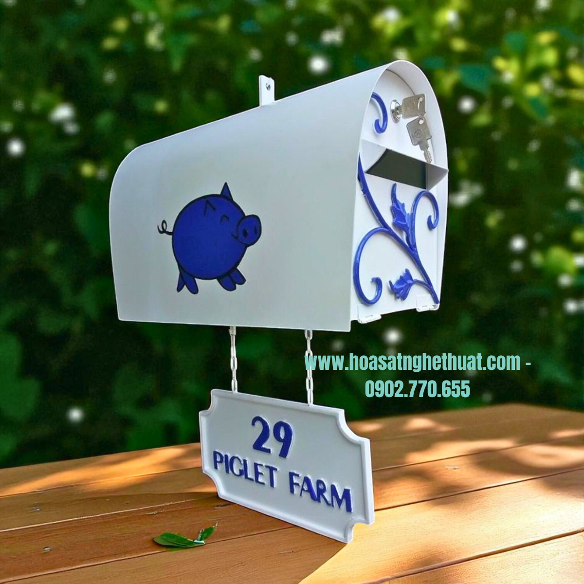 Thùng thư sắt ngoài trời KH25-TT02 Thùng thư sắt ngoài trời KH25-TT02