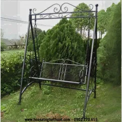 Iron swing gracefully beautiful art for your home garden