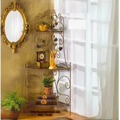 Decorative iron shelves classic