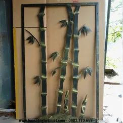 KHUNG TRANG TRÍ TRÚC XINH