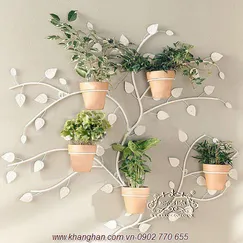 Giá treo hoa bằng sắt ấn tượng  nghệ thuật độc đáo
