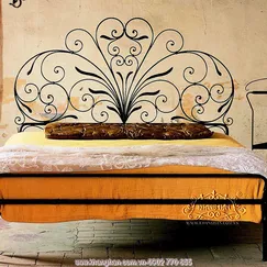 Giường ngủ sắt rèn mỹ thuật phong cách cổ điển