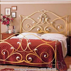 Iron bed style art CNC Western methods