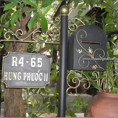 Thùng thư sắt nghệ thuật sang trọng