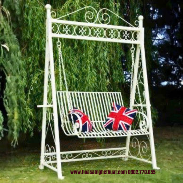Artistic wrought iron swing KH14-XD006