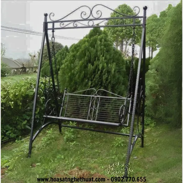 Iron swing gracefully beautiful art for your home garden
