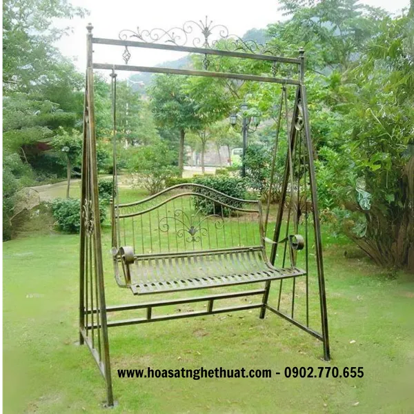Swings beautiful garden