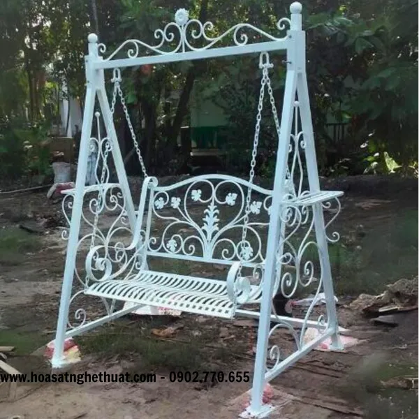 GHẾ XÍCH ĐU BÀNG SẮT UỐN