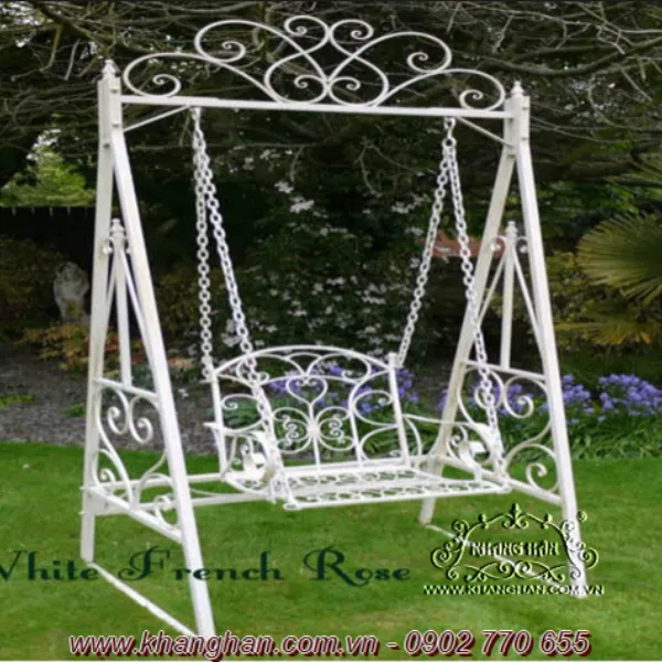 XÍCH ĐU SẮT RÈN NGHỆ THUẬT CHO SÂN VƯỜN