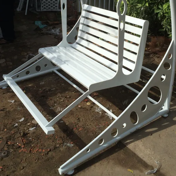 Swings and unique iron art CNC cutting pattern