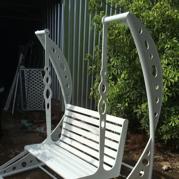 Swings and unique iron art CNC cutting pattern