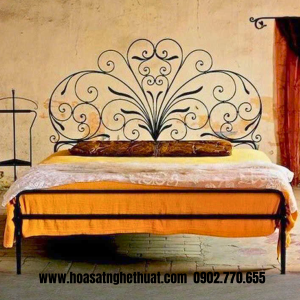 Bed forged art classic style