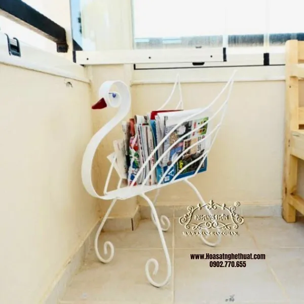 Kệ Sắt Trang Trí - Kệ Sách Báo