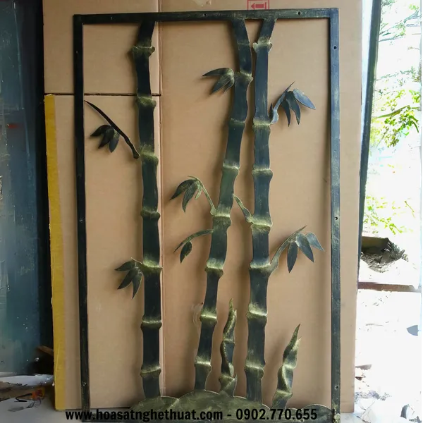 KHUNG TRANG TRÍ TRÚC XINH