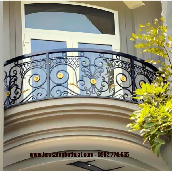 BAN CÔNG SẮT RÈN KH25-BC05