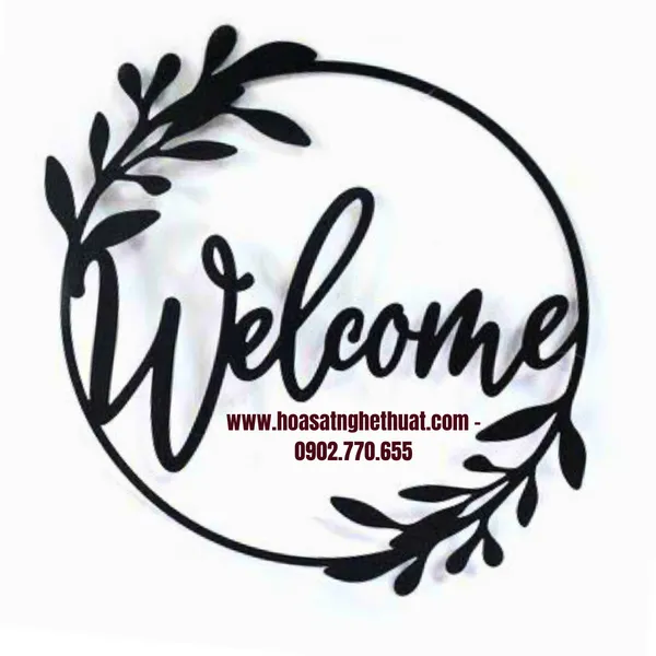 5 MẪU BIỂN CHÀO WELCOME