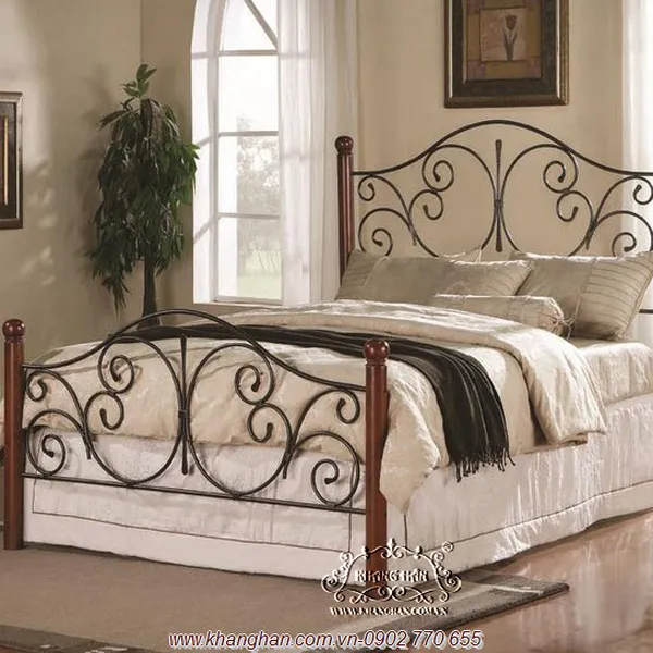 Luxury Bed Bending iron art