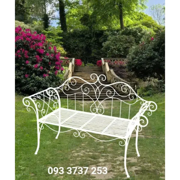 GHẾ BĂNG DÀI SẮT MỸ THUẬT KIỂU CỔ ĐIỂN