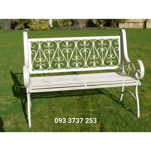 GHẾ BĂNG DÀI SẮT MỸ THUẬT PHONG CÁCH CỔ ĐIỂN CHÂU