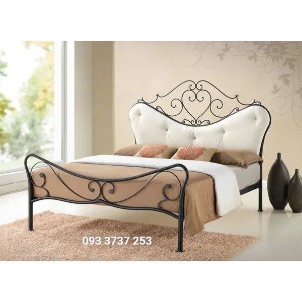 GIƯỜNG SẮT UỐN ĐIỆU ĐÀ CHO CON GÁI