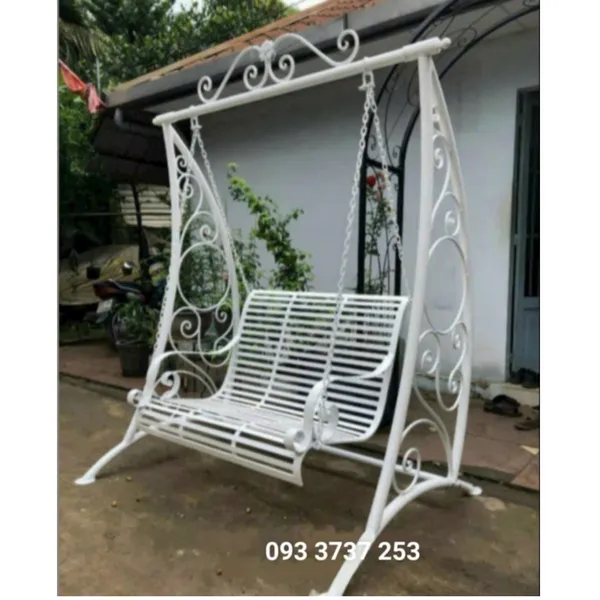 XÍCH ĐU SẮT MÀU TRẮNG  - NÉT ĐẸP THANH LỊCH CHO SÂN VƯỜN