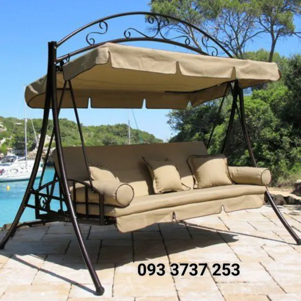 MẪU XÍCH ĐU SẮT MỸ THUẬT CÓ MÁI CHE ĐẸP NHẤT