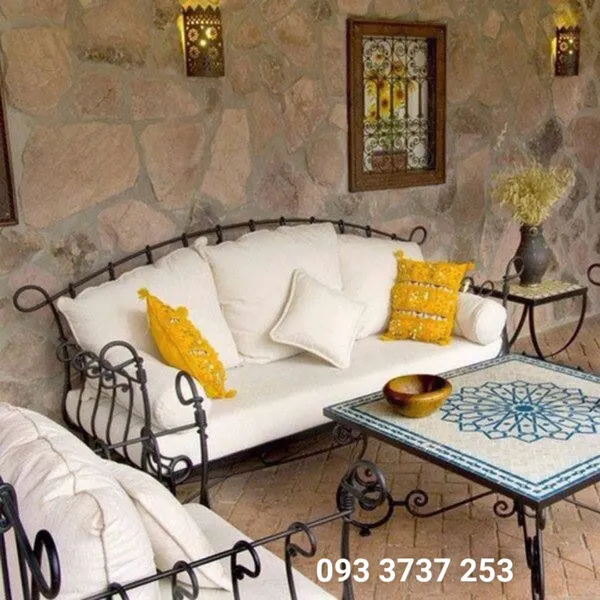 SOFA SẮT RÈN PHONG CÁCH CHÂU ÂU SANG 