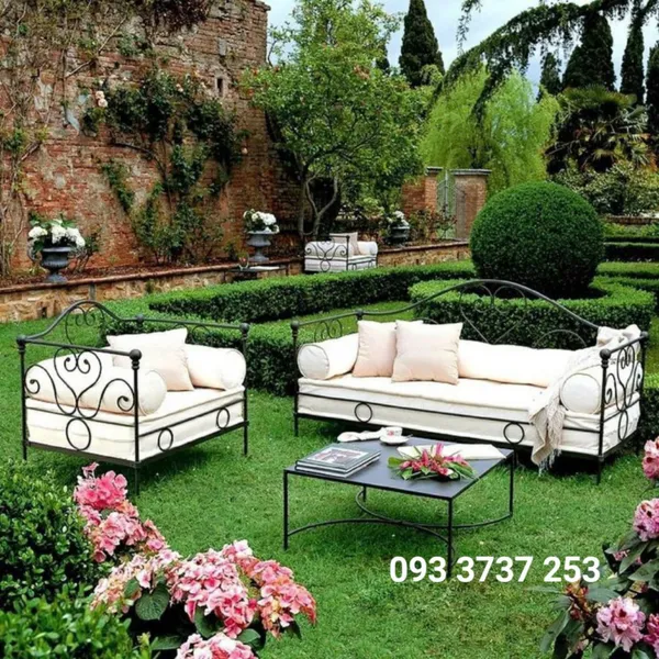 SOFA SẮT MỸ THUẬT PHONG CÁCH CHÂU ÂU