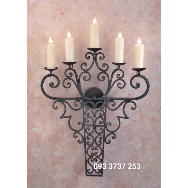 ĐÈN NẾN ỐP TƯỜNG TRANG TRÍ TIỆC ẤN TƯỢNG