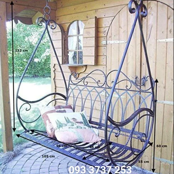 MẪU GHẾ XÍCH ĐU SẮT ĐẸP DUYÊN DÁNG