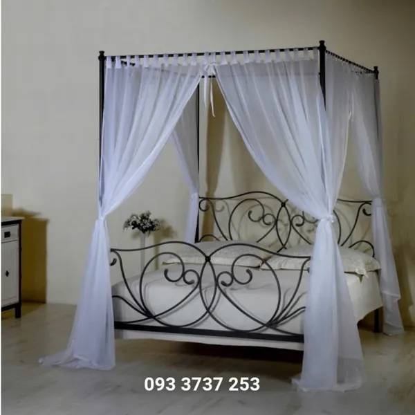 GIƯỜNG CÔNG CHÚA SẮT MỸ THUẬT ĐẸP